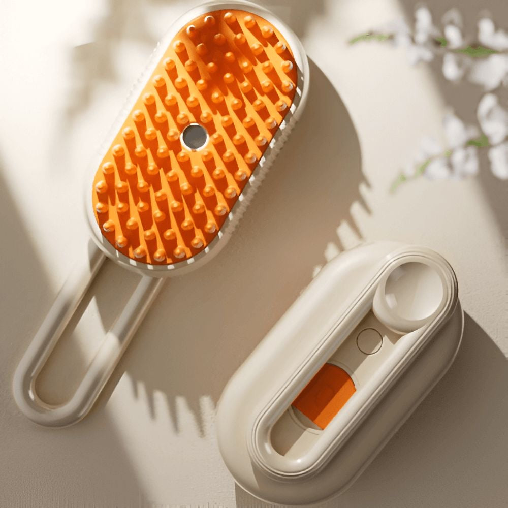 Spazzola a vapore per gatti e cani